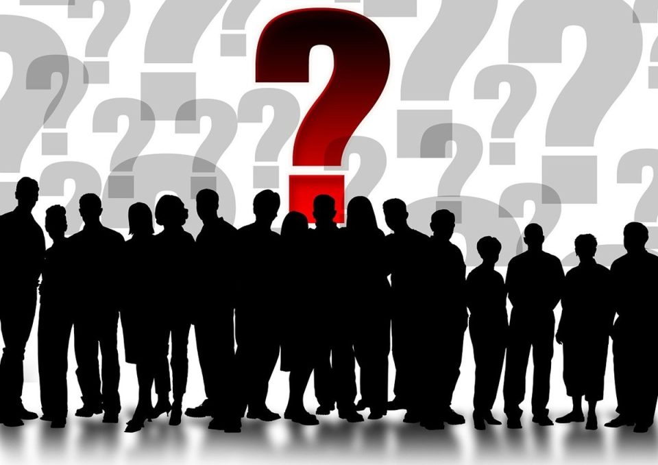 people asking questions