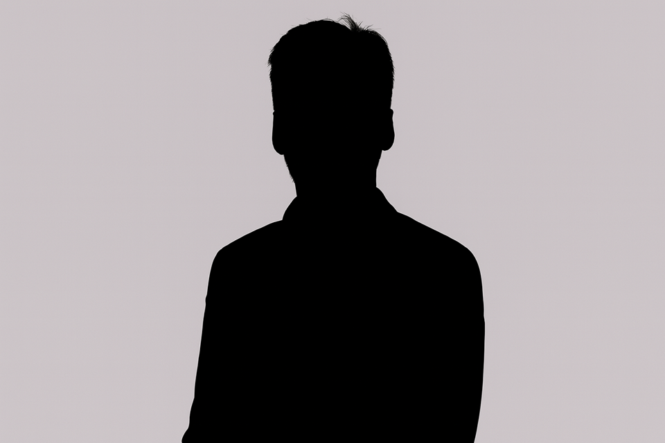 silhouette of a man